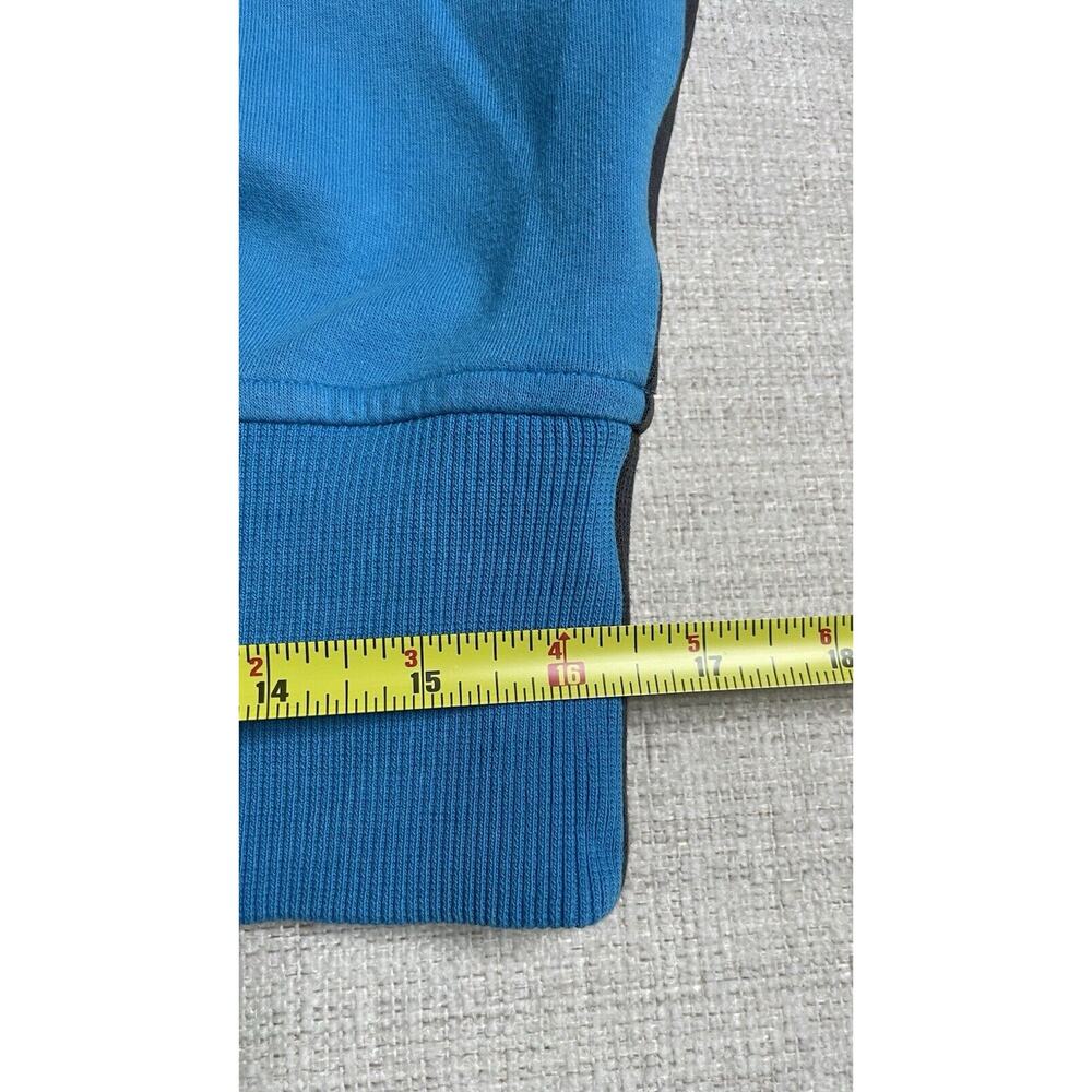 Adidas Japan Three Stripes Colorblock Pullover Sweatshirt Blue Women's Medium - Picture 13 of 13